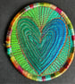 Textile Brooch Free Machine Embroidery  - Image 1