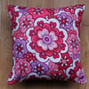 Small Vibrant Flowery Cushion