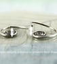 Silver Sleeper Hoops with Spiral Detail - Image 7