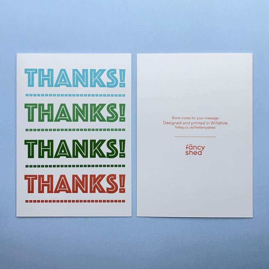 Pack of 8, Adventure Thank You Cards