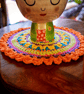 colourful crochet mandala doily - Image 4