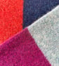 Colourblock Infinity Scarf - Duck Egg Navy Wine - Image 3