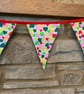 Multicoloured Hearts Bunting - Image 1
