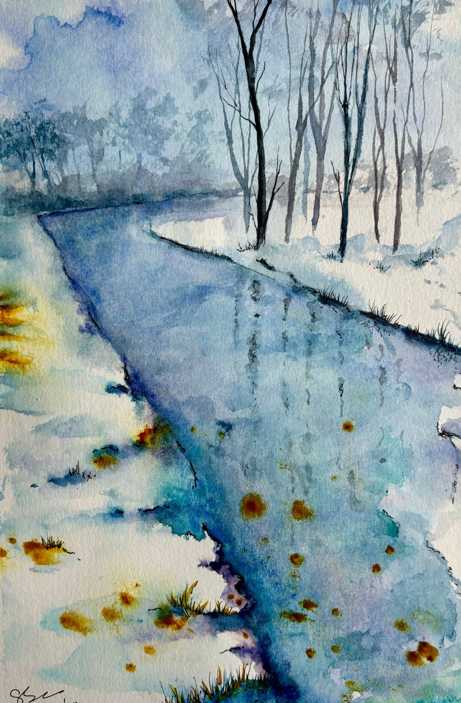 Winter by the canal 