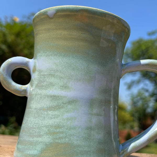 MadeWithMud DigniTEA Mug with flared base and side loop