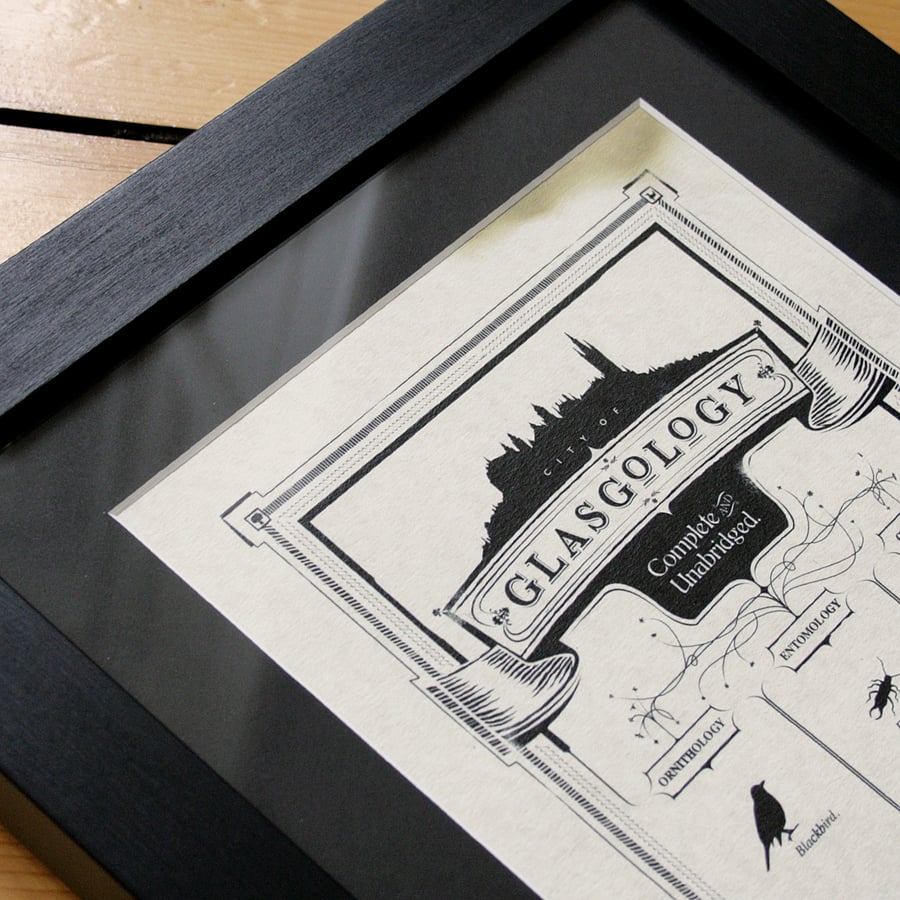 Glasgology. Framed.