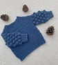 Bobble Sleeve Jumper - Handmade Crochet Baby & Children's Jumper - Image 3