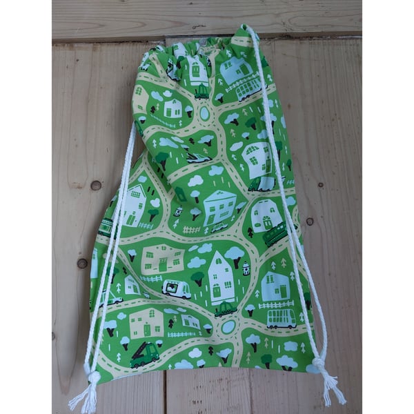 Trucks Cars Vans Road Backpack 