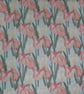 100% Quilting Cotton Fabric, Pastel Tulip Design.  Sold By The Metre 