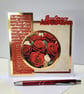 Anniversary Card for Husband Wife Partner - Red Rose - Sending All my Love - Image 10