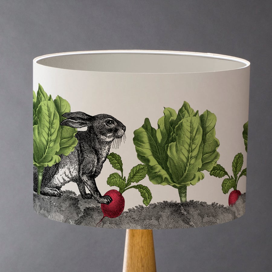 Kitchen Garden Rabbit Lampshade Folksy