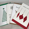 Christmas Greeting Cards A6, Pack of 8 Christmas cards with envelopes