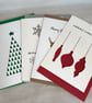 Christmas Greeting Cards A6, Pack of 8 Christmas cards with envelopes - Image 1