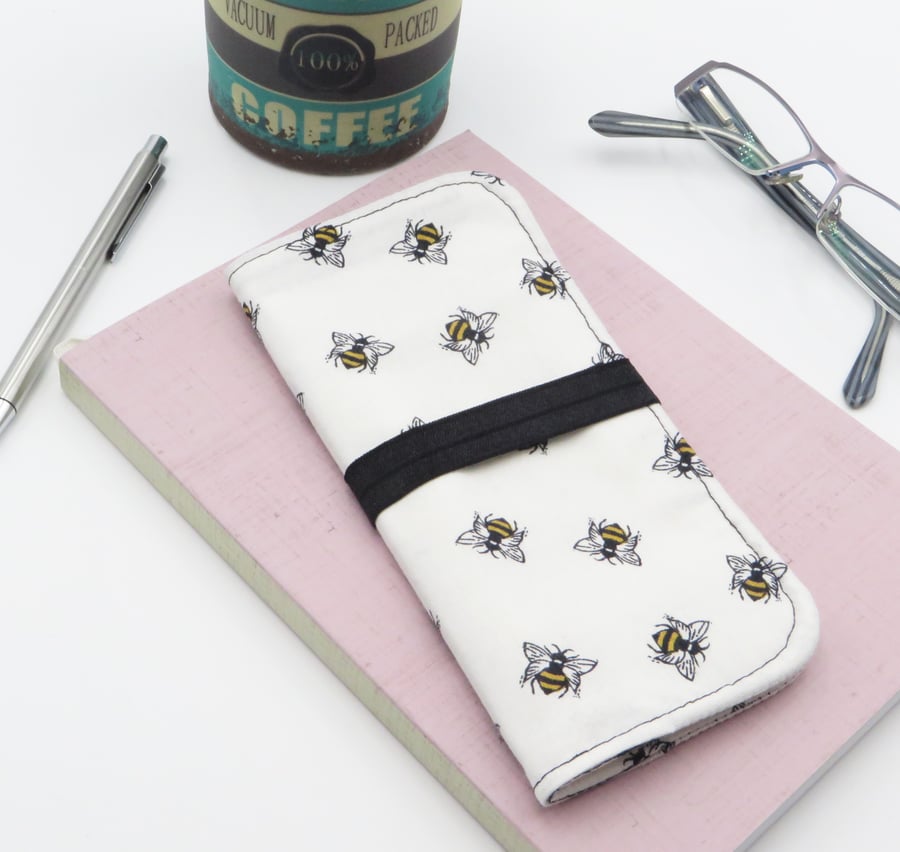 Fabric Pen Case Wallet Storage