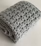 INFINITY SCARF , cowl 'Stroll' .Alpaca blend. Super-soft . Silver grey.  - Image 5
