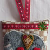 SALE Lavender Filled Elephant Christmas Decoration