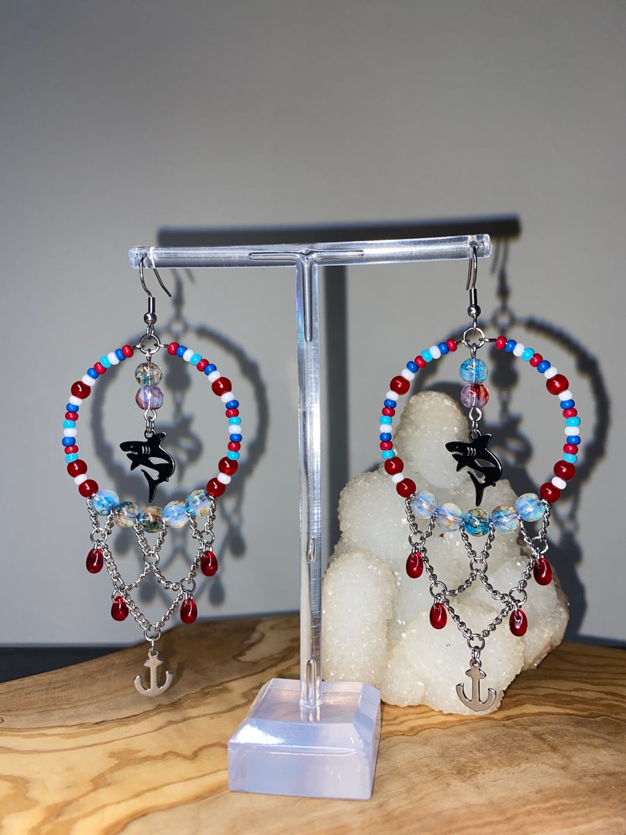 Jaws - Inspired Earrings 
