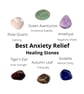 BEST ANXIETY RELIEF Crystals, Crystals for Anxiety, Stress Relief, Sleep, Calmin