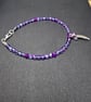Purple and blue feather charm bracelet  - Image 6