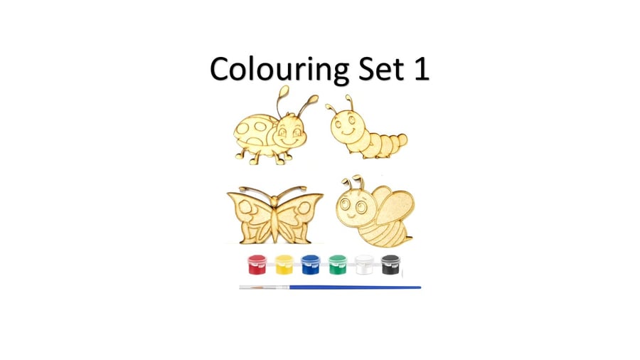 Kids fridge magnet painting sets - 10 to choose from - Rainy day activity