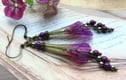 Lucite Small Bellflower Earrings