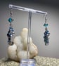 Abyss - Blue Spacey Earrings  - Image 1