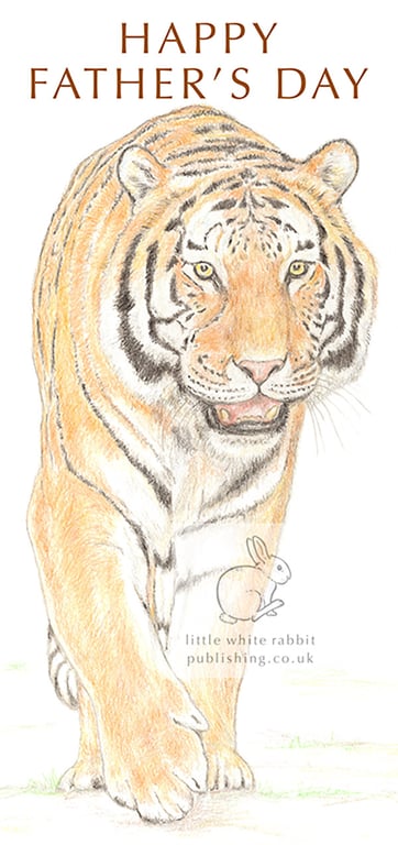 Tiger -  Father's Day Card