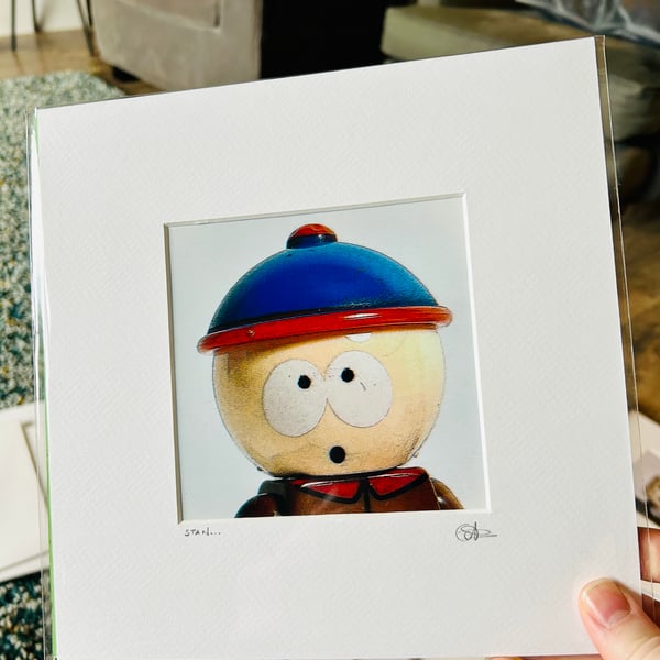 STAN - South Park - Mounted minifigure photo print 