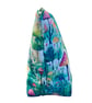 Mushroom Project Bag - Small Knitting Crochet Bag - Handmade Craft Pouch - Image 3