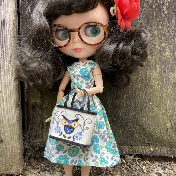 Handmade Miniature Enid Collins of Texas Owl Dolls Handbag