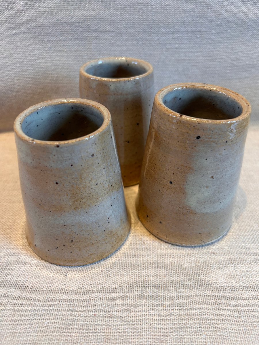 Small Birch taper stoneware vase