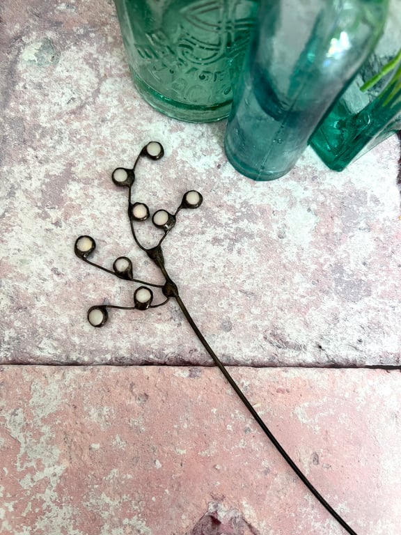 Gypsophilia leaded glass flower for eternal bouquet wedding decoration