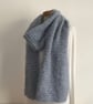  SCARF,'Atmosphere'. Alpaca, merino blend. Blue-grey. Supersoft. Lightweight.  - Image 3