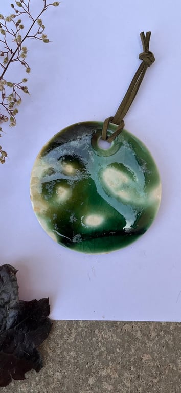 Portal Glazed Porcelain Christmas Tree Decoration Ornament River Delta Glaze