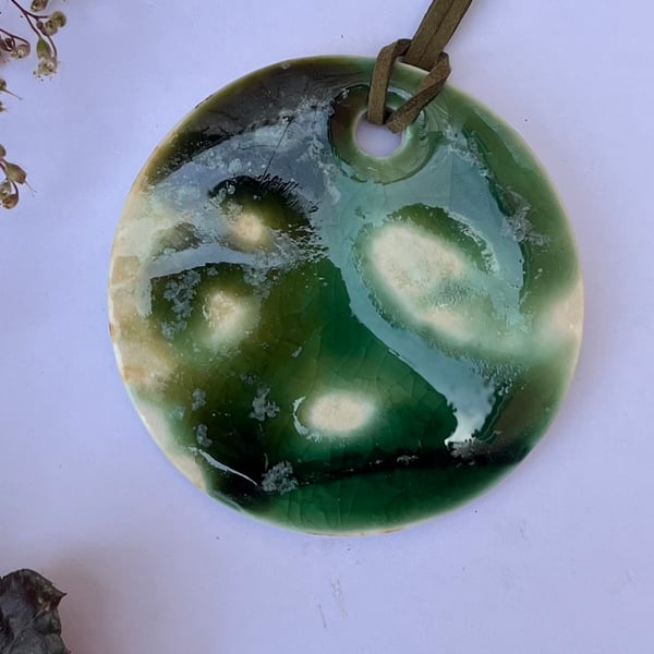 Portal Glazed Porcelain Christmas Tree Decoration Ornament River Delta Glaze