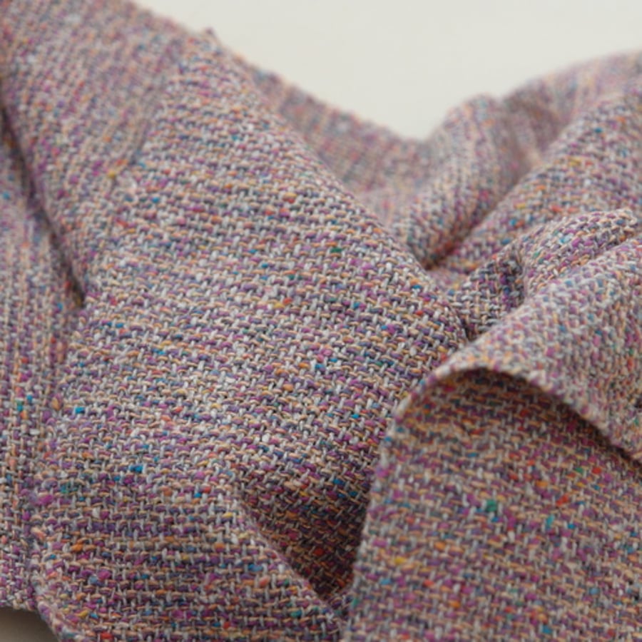 Hand Woven Scarf - Purple, Pink