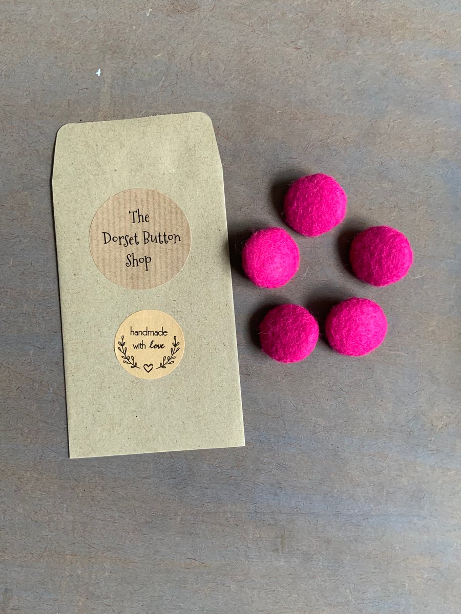 Felt Covered Buttons