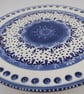 blue and white cake stand - Image 4
