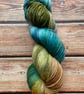 Hand dyed sock yarn 4ply Merino Nylon 100g Cinder Path - Image 3