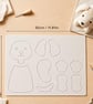 Seal Acrylic Sewing Template - Image 2