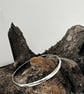shiny shiny shiny - Sterling silver stacking bangle  - Image 2