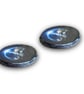 Planet Earth Round Rock Slate Coasters Set Of 2 Coaster Christmas Gift - Image 2