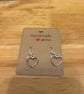 Sterling Silver Earrings - Hearts (Small) - Brand New & Sealed!! 
