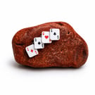 Gambler's Four Aces Pocket-Size Poker Lucky Charm Keepsake