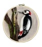 Needle felted woodpecker picture . - Image 1