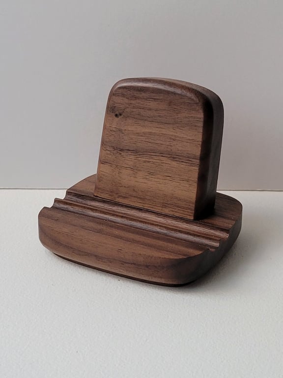 Phone Stand - American Black Walnut Desk Study Home Office