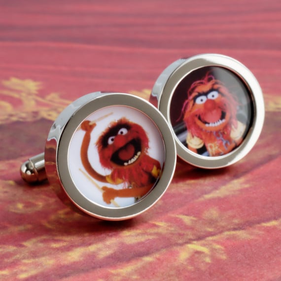 Animal from the Muppet Show Cufflinks the Drummer in the Muppet Show Band