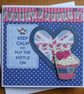 Keep Calm and Put The Kettle On Card - Cupcake - Image 8