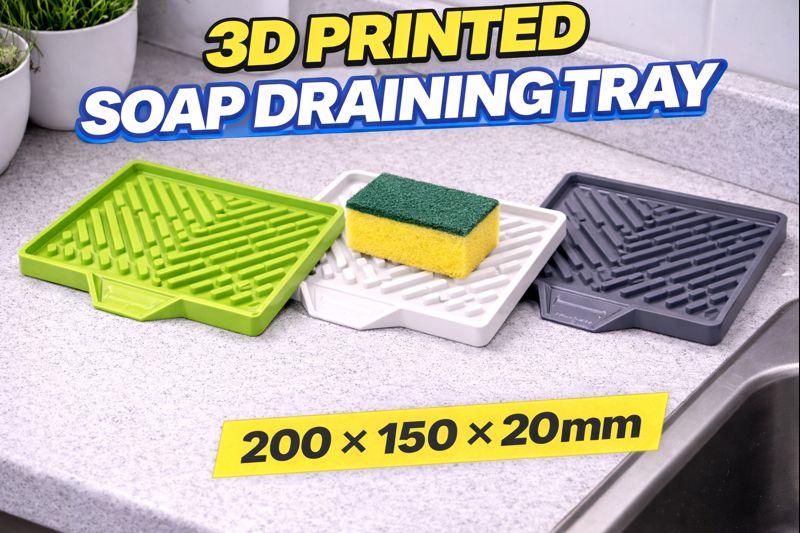 Soap Draining Tray - 200 - 150 - 20mm