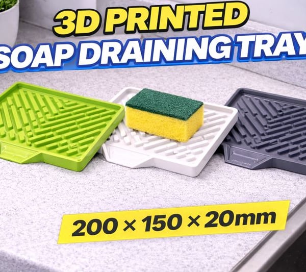 Soap Draining Tray - 200 - 150 - 20mm